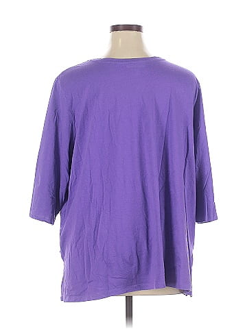 Woman Within 3/4 Sleeve T-Shirt (view 2)