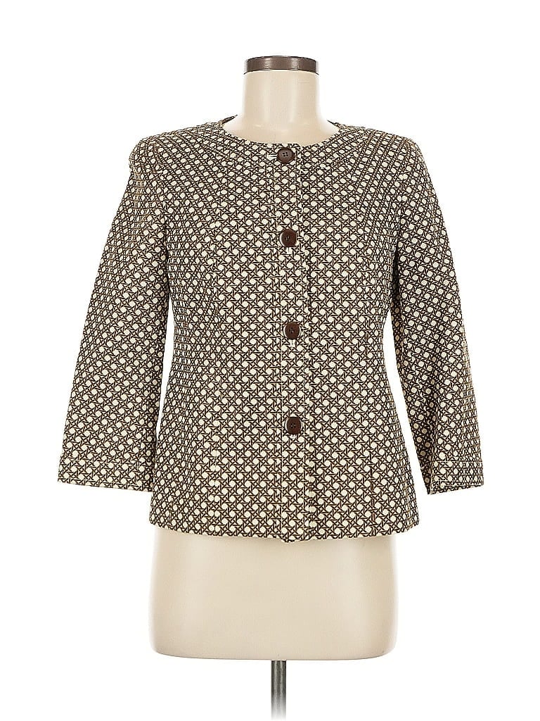Click to view more detailed imagery on our partner's website Pre-owned Talbots Blazer Jacket In Gold
