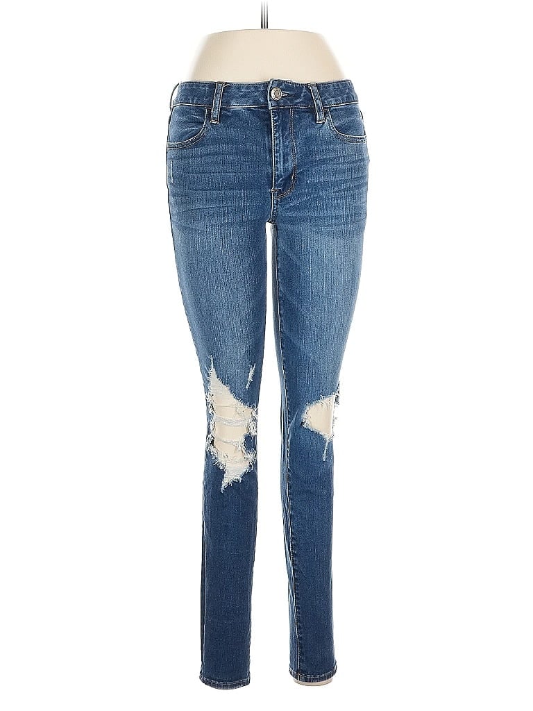 American Eagle Outfitters Hearts Blue Jeans Size 6 - photo 1