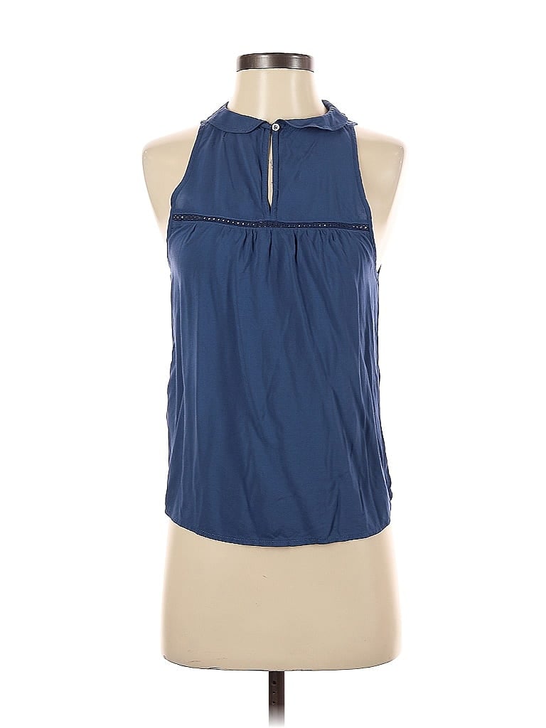 ABERCROMBIE & FITCH Pre-owned Sleeveless Blouse In Blue