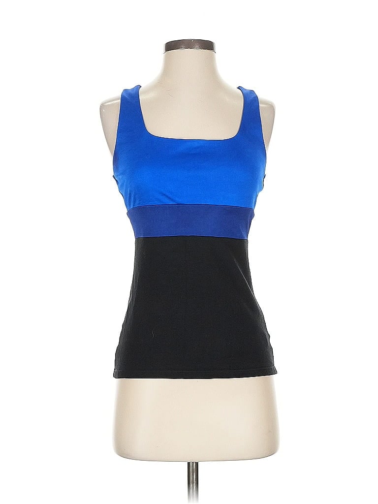 Pre-owned Express Sleeveless Top Blue Strapless Neckline Tops