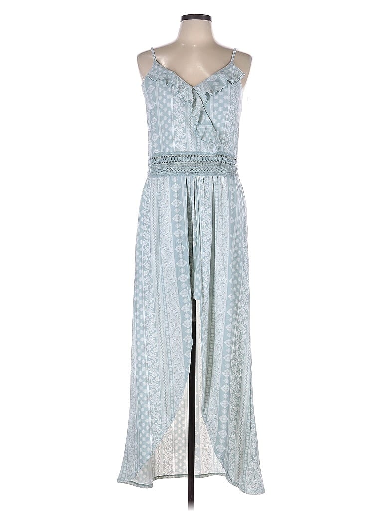 Pre-owned No Boundaries Jumpsuit In Blue