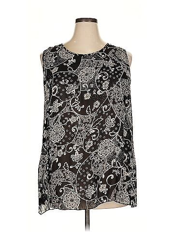 Ulla Popken Sleeveless Blouse (view 1)