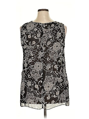 Ulla Popken Sleeveless Blouse (view 2)