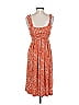 Anne Klein Paisley Orange Casual Dress Size 2 - photo 2