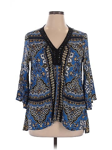 New Directions 3/4 Sleeve Blouse (view 1)