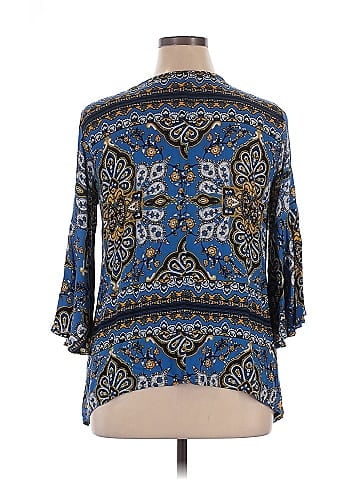 New Directions 3/4 Sleeve Blouse (view 2)
