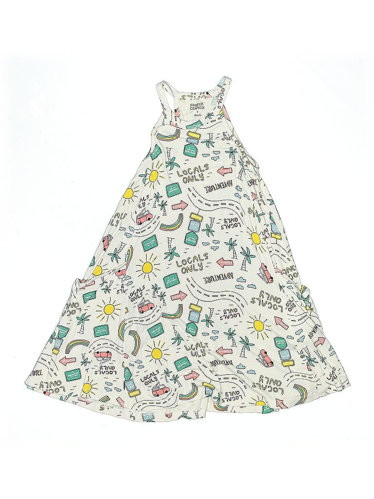 Pre-owned Harper Canyon Kids' Dress In White