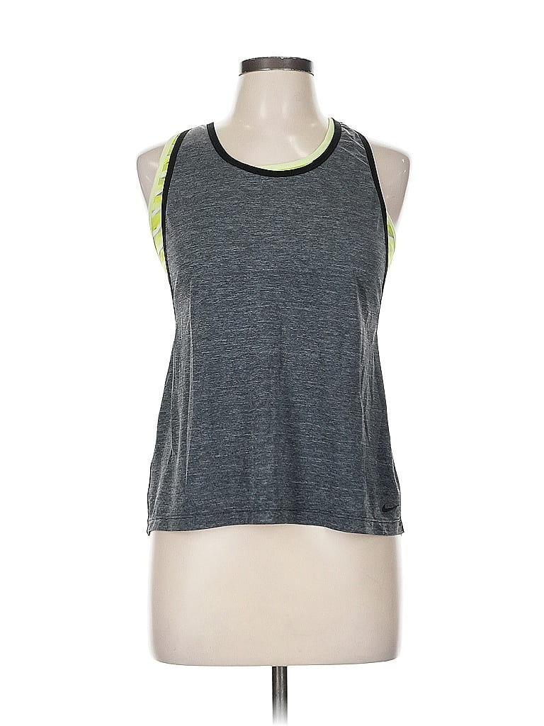 Pre-owned Nike Active Tank Top In Gray