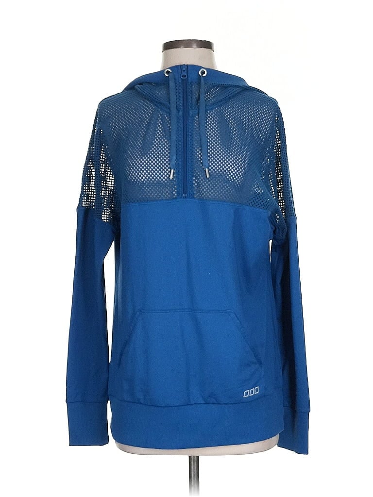 Pre-owned Uniquely Lorna Jane Pullover Hoodie In Blue