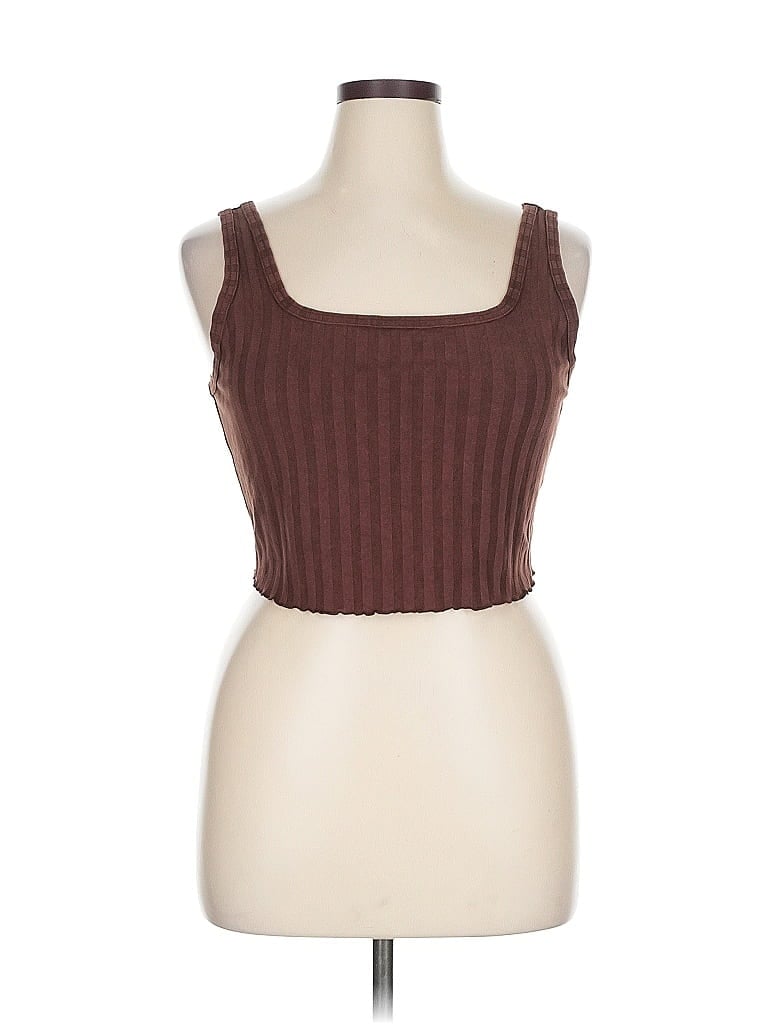 Pre-owned Offline By Aerie Tube Top Brown Square Neckline Tops