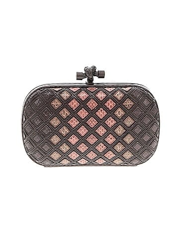 Bottega Veneta Nappa Intreccio Ayers Knot Clutch (view 1)