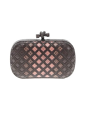Bottega Veneta Nappa Intreccio Ayers Knot Clutch (view 2)