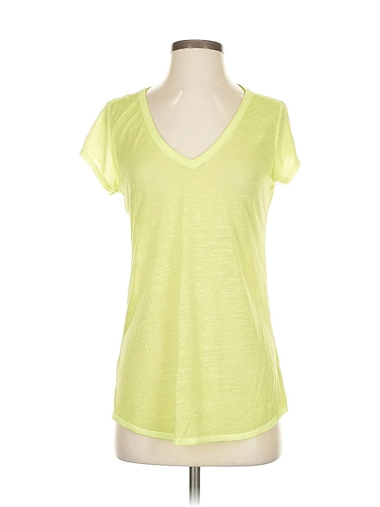 Pre-owned Athleta Active T-shirt In Yellow