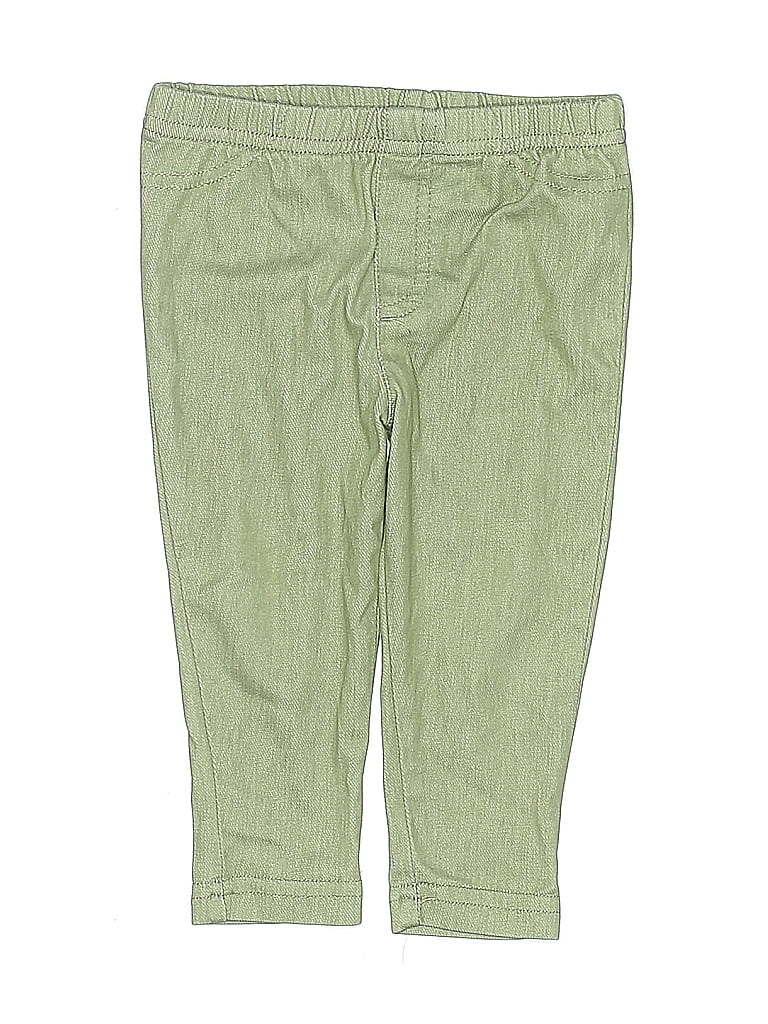 The Peanutshell Solid Green Khakis 6-9 MO / 9 MO - photo 1