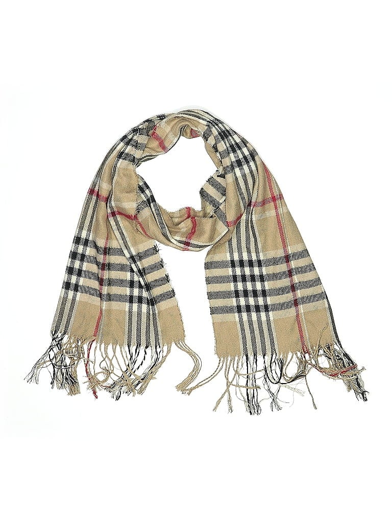 Pre-owned Unbranded Scarf In Brown