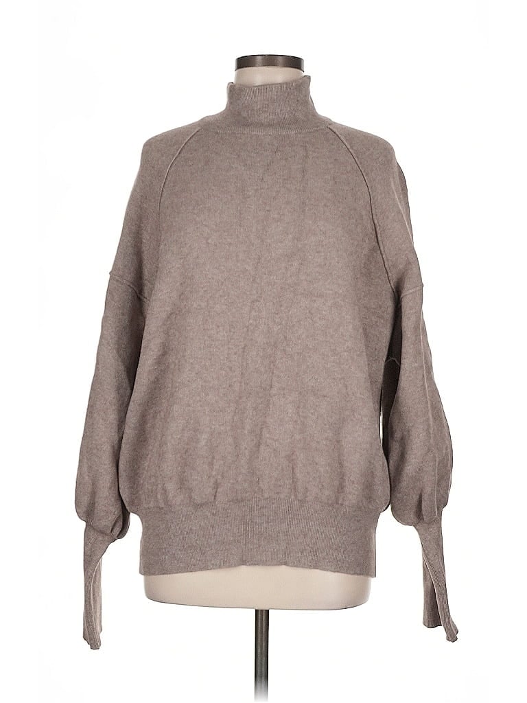 Zara Gray Turtleneck Sweater Size M - photo 1