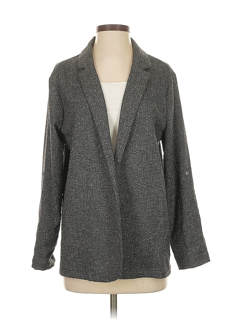 Pre-owned Forever 21 Blazer Jacket In Gray