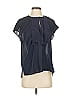 J.Crew 100% Polyester Blue Short Sleeve Blouse Size 2 - photo 1