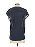 J.Crew 100% Polyester Blue Short Sleeve Blouse Size 2 - photo 2