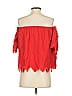 Moon River 100% Polyester Red 3/4 Sleeve Blouse Size S - photo 2