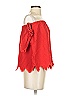 Moon River 100% Polyester Red 3/4 Sleeve Blouse Size S - photo 3
