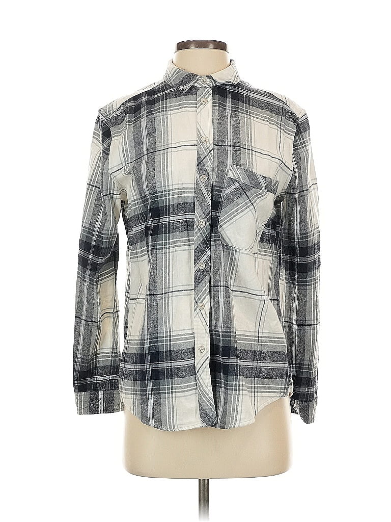 Pre-owned Bdg Long Sleeve Polo Shirt In Gray