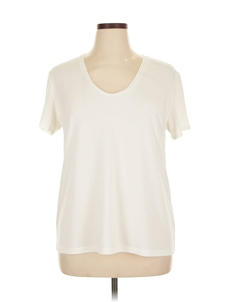 Pre-owned Gap Fit Short Sleeve T-shirt In White