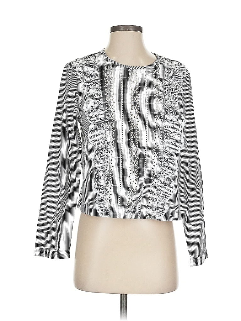 Melrose And Market Long Sleeve Blouse In Gray