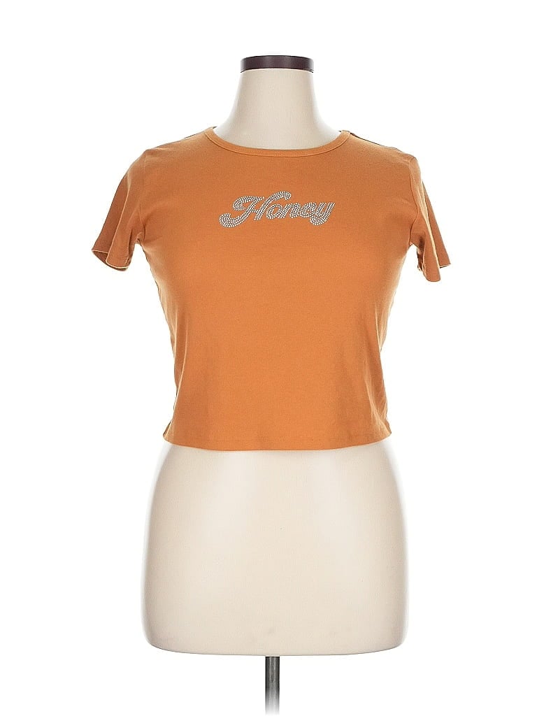 Pre-owned Fifth Sun Short Sleeve T-shirt In Orange