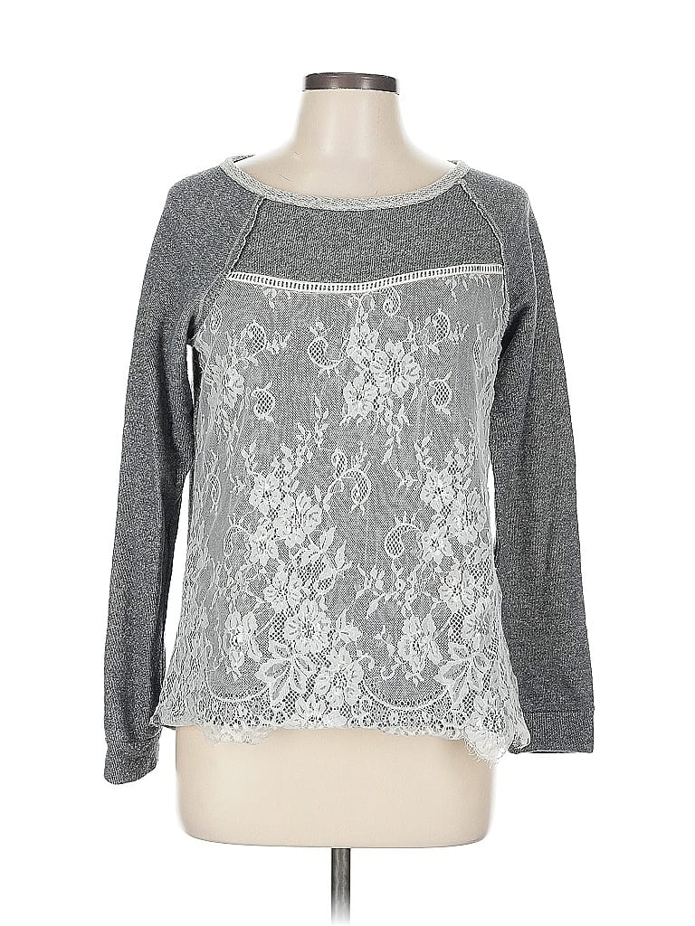 Pre-owned Jolt Pullover Sweater In Gray