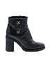 Chanel 100% Leather Black Leather CC Ankle Boots Size EU 39 (wide) - photo 1