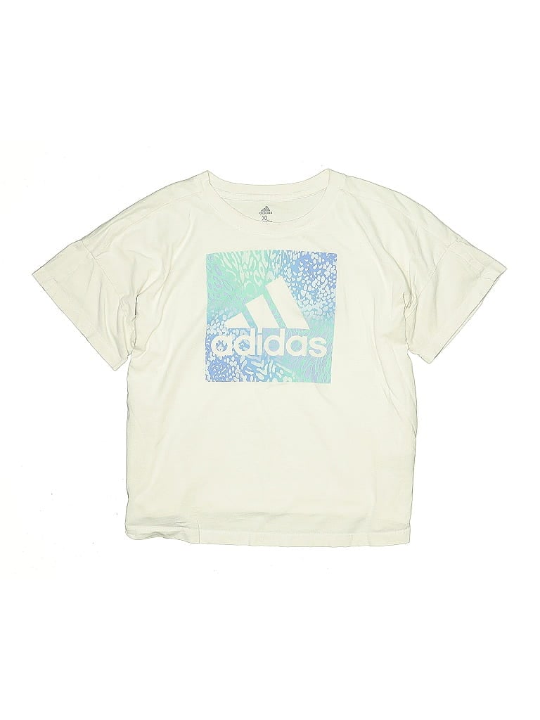 Pre-owned Adidas Originals Kids' Active T-shirt In White