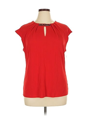 Liz Claiborne Career Short Sleeve Blouse (view 1)
