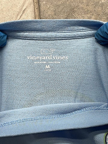 Vineyard Vines 100% Cotton Blue Short Sleeve T-Shirt Size 12 - 14