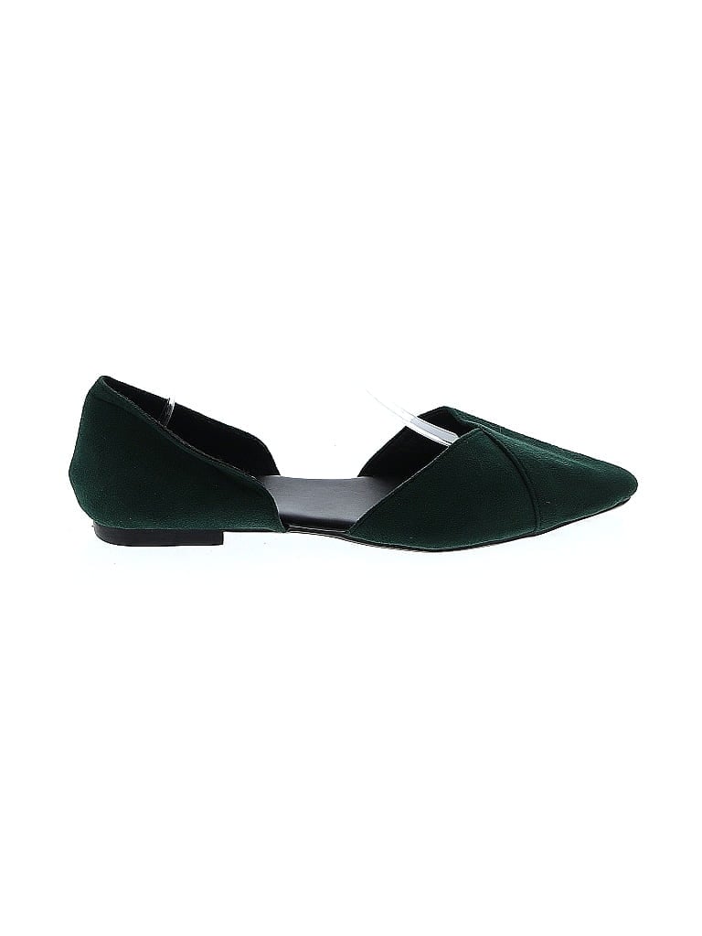 Pre-owned Unbranded Flats In Green