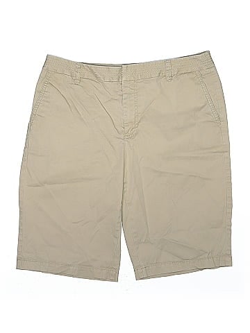 Liz Claiborne Khaki Shorts (view 1)