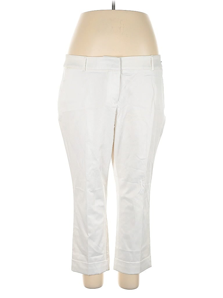 Pre-owned 7th Avenue Design Studio New York & Company Casual Pants In White