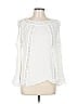 English Factory 100% Rayon White 3/4 Sleeve Blouse Size L - photo 1