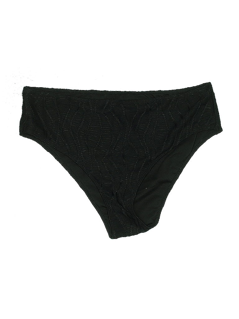 Pre-owned Unbranded Swimsuit Bottoms In Black