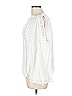 English Factory 100% Rayon White 3/4 Sleeve Blouse Size L - photo 4