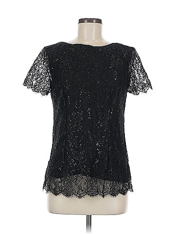 Velvet Short Sleeve Blouse (view 1)