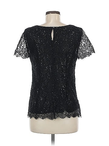 Velvet Short Sleeve Blouse (view 2)