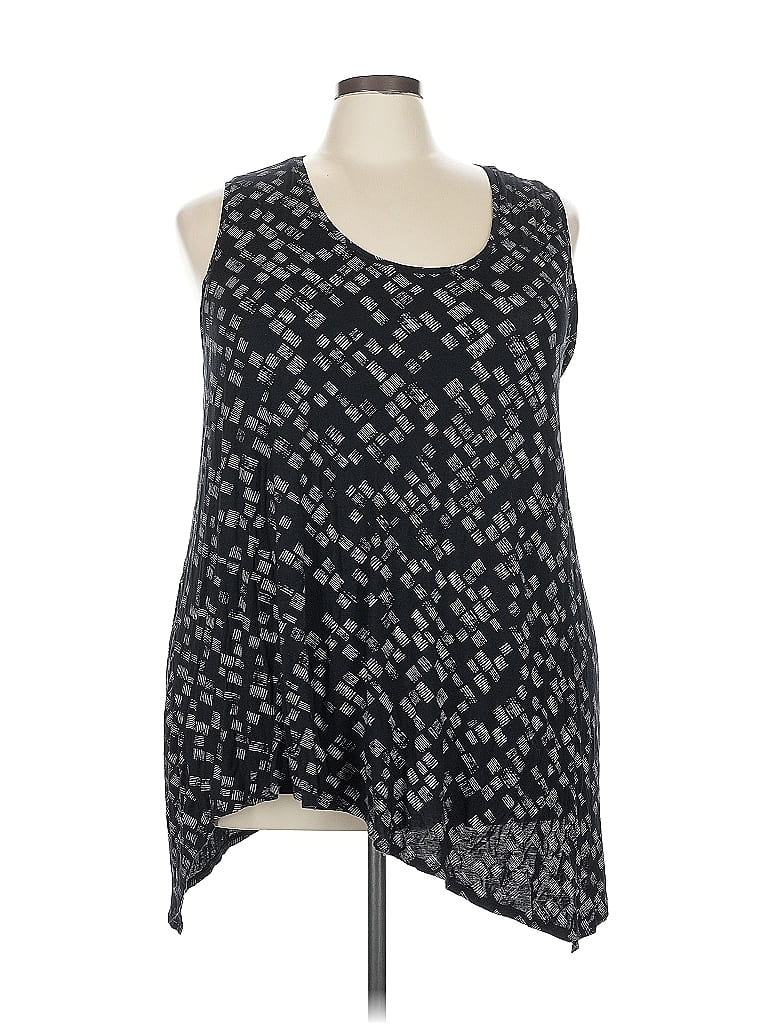 Pre-owned Apt. 9 Sleeveless Blouse In Black