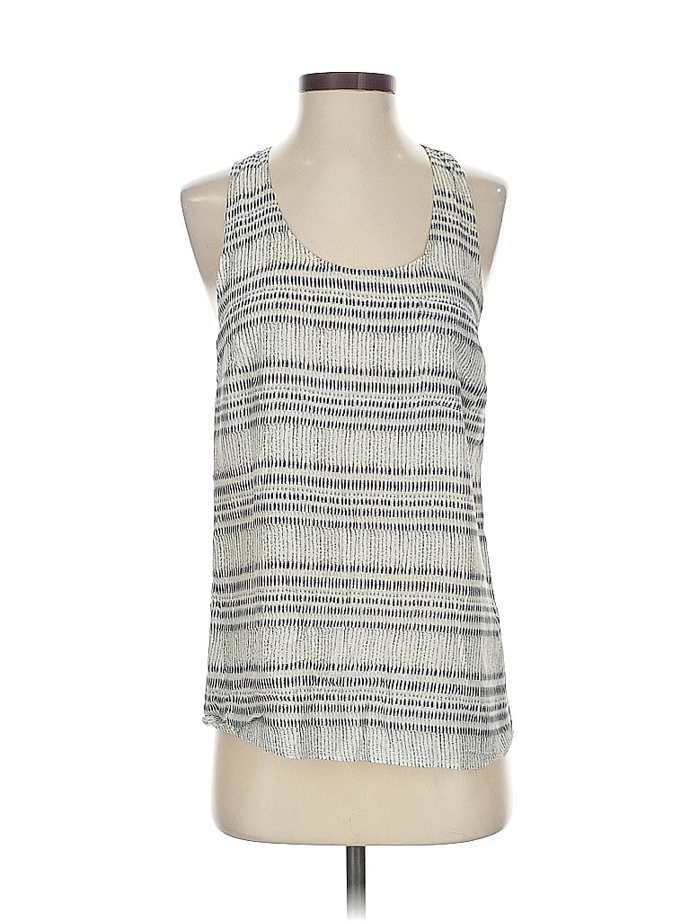 Pre-owned Cynthia Rowley Tjx Sleeveless Blouse In Gray