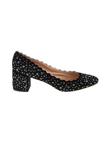 Chloé Lauren Scalloped low Heels (view 1)