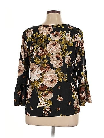 Como Vintage 3/4 Sleeve Blouse (view 2)