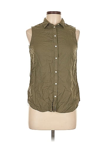 Divided by H&M Sleeveless Button-Down Shirt (view 1)