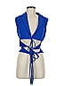 Akira Solid Blue Sleeveless Blouse Size M - photo 1