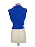 Akira Solid Blue Sleeveless Blouse Size M - photo 2